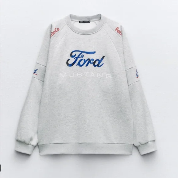 ZARA - 新品タグ付　ZARA Ford Mustang スウェット ZARA - 新品タグ付 ZARA Ford Mustang スウェットの通販 by